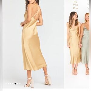 Show Me Your MUMU Verona Cowl Dress